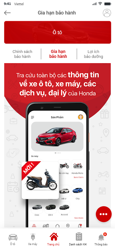 App ô tô / Xe máy